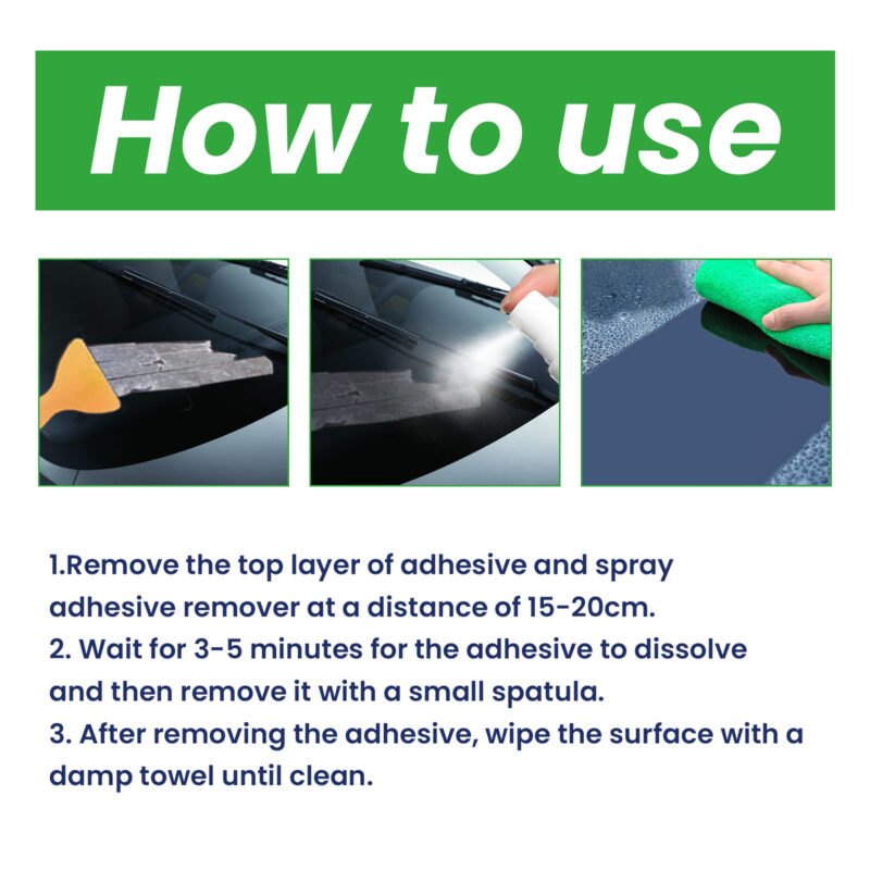 Homonth Car Adhesive Remover – Fast-Acting, Multi-Purpose No Residue Cleaner - Image 6