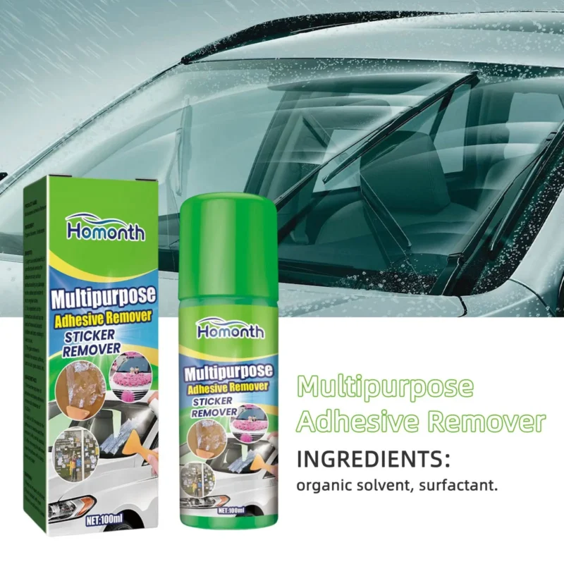 Homonth Car Adhesive Remover – Fast-Acting, Multi-Purpose No Residue Cleaner - Image 5