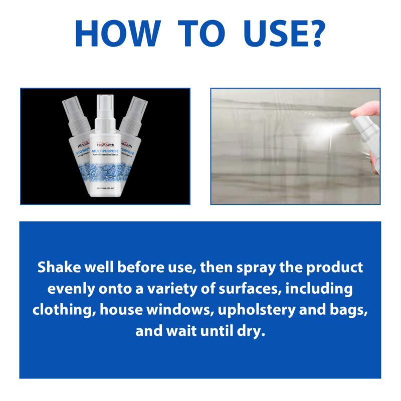 Homonth Car Care Spray: Multi-Purpose Rust Remover & Interior Cleaner, Safe Surface Protection - Image 6