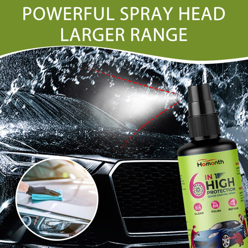 Homonth Car Coating Agent - Multi-Purpose Paint Protector, Fast-Acting Polishing Cleaner - Image 4