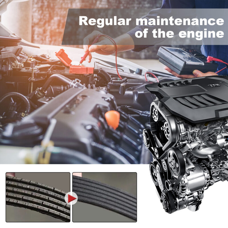 Homonth Car Engine Belt Silencer: Fast-Acting Noise Eliminator, Protective Lubricant - Image 4