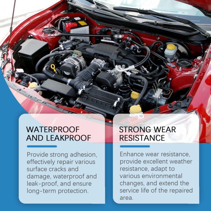 Homonth Car Engine Sealant: Waterproof, Wear-Resistant Gap Repair | Portable & Surface-Safe - Image 4