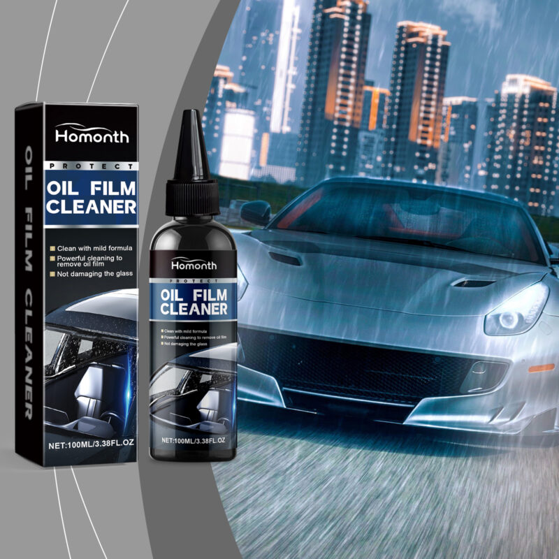 Homonth Car Glass Cleaner: Oil Film Remover, Waterproof Coating, Fog Prevention - Image 2