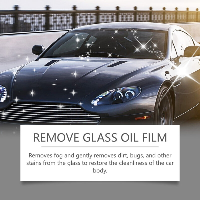 Homonth Car Glass Cleaner: Oil Film Remover, Waterproof Coating, Fog Prevention - Image 3