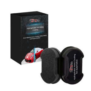 Homonth car glass cleaner sponge for deicing and hydrophobic car window care