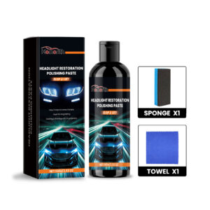 Homonth Car Headlight Repair Cream fast-acting yellow remover for cloudy headlights