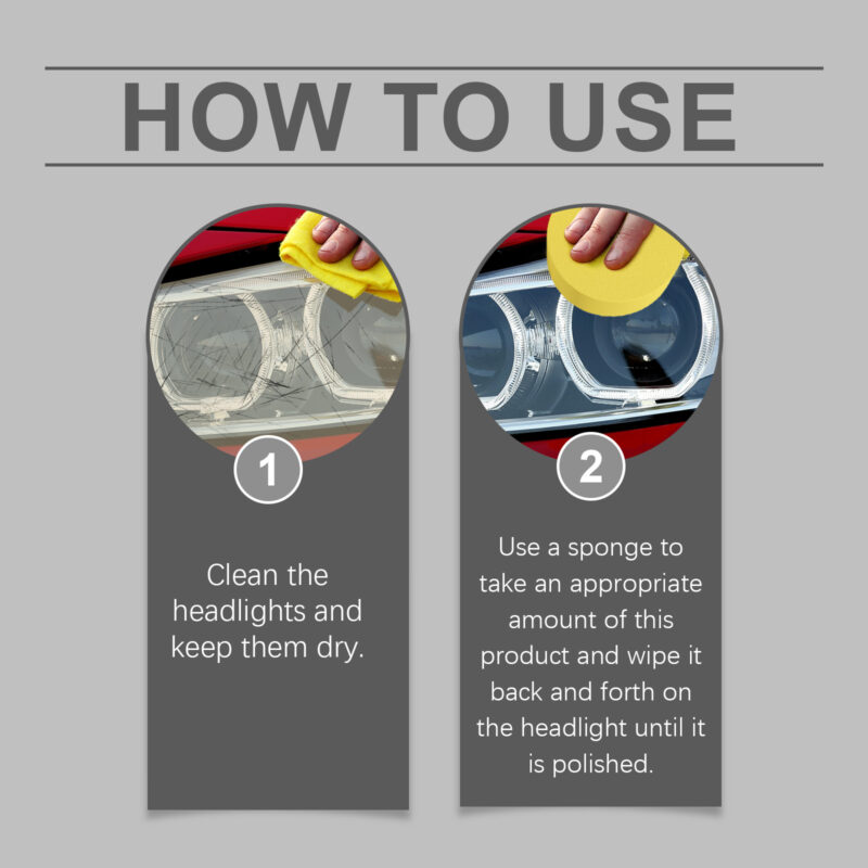 Homonth Car Headlight Repair Paste: Scratch Fill, Protective, Surface-Safe - Image 6