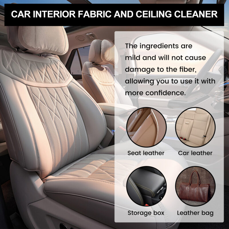 Homonth Car Interior Cleaner & Leather Polish – Multi-Purpose, Safe, Fast-Acting - Image 4