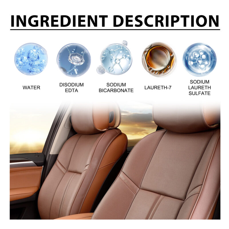 Homonth Car Interior Cleaner & Leather Polish – Multi-Purpose, Safe, Fast-Acting - Image 5