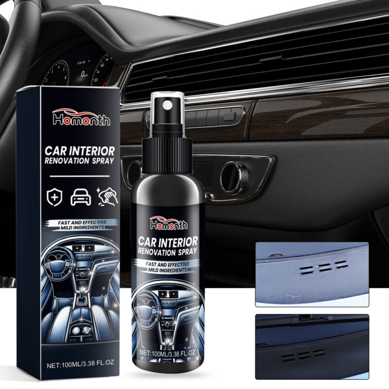 Homonth Car Interior Cleaner Spray – Multi-Purpose, Fast-Acting, Surface-Safe Protective Formula - Image 2