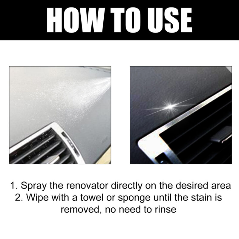 Homonth Car Interior Cleaner Spray – Multi-Purpose, Fast-Acting, Surface-Safe Protective Formula - Image 5