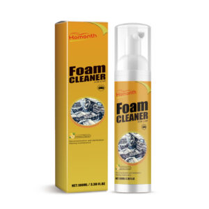 Homonth Car Interior Foam Cleaner multi-purpose safe surface formula fast-acting mousse for car interiors