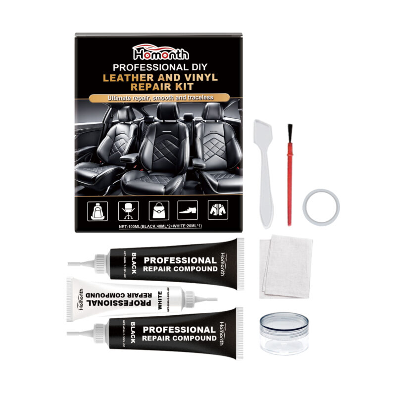 Homonth car leather repair kit for fixing cracks and scratches on seats