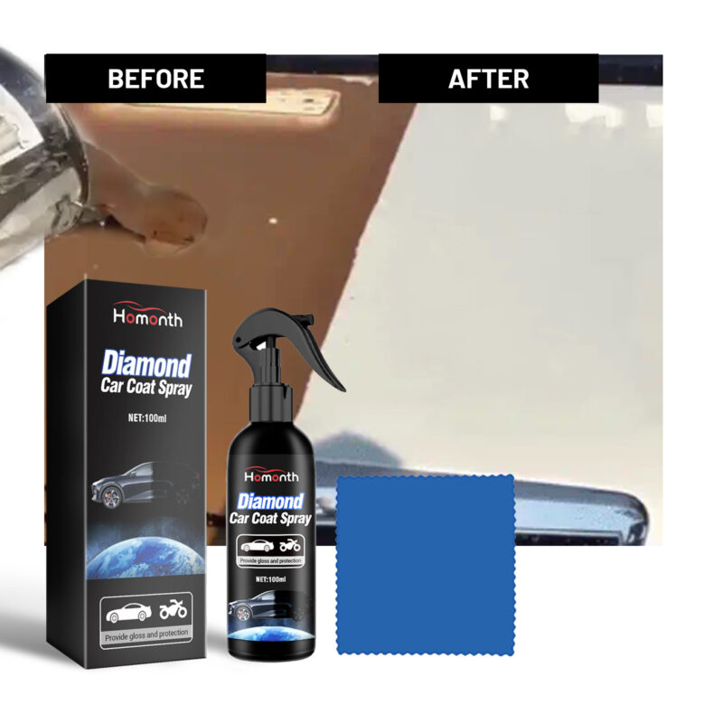 Homonth Car Paint Coating Spray – Shine Boost, Protective Formula, Surface Cleaning - Image 2