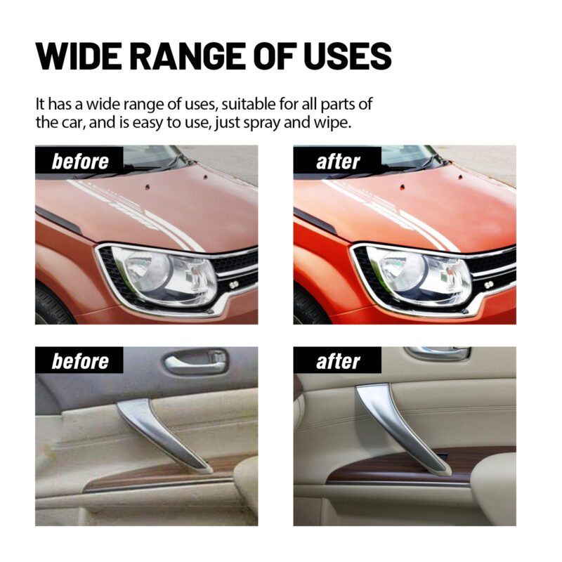 Homonth Car Paint Coating Spray – Shine Boost, Protective Formula, Surface Cleaning - Image 3