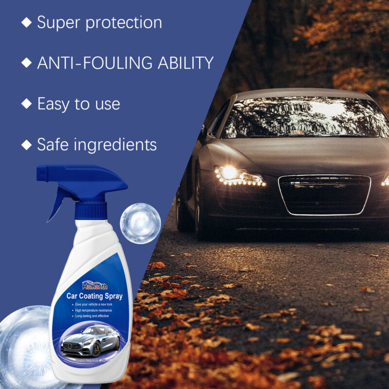 Homonth Car Paint Protector: Fast-Acting, Anti-Stain Coating with Gloss Boost - Image 3