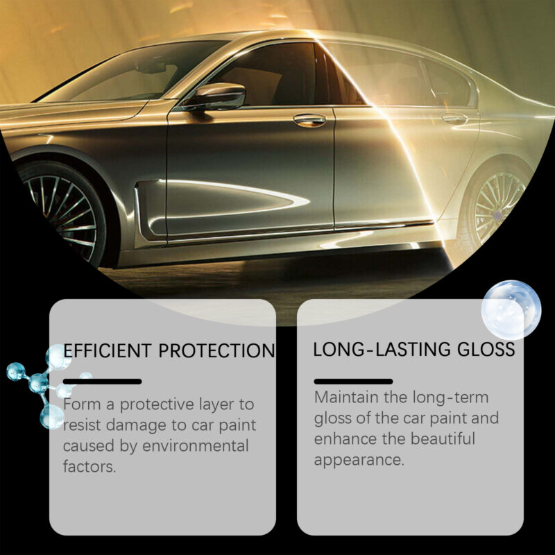 Homonth Car Paint Protector Spray: Anti-Scratch, Fast-Acting, Gloss Enhancer - Image 3