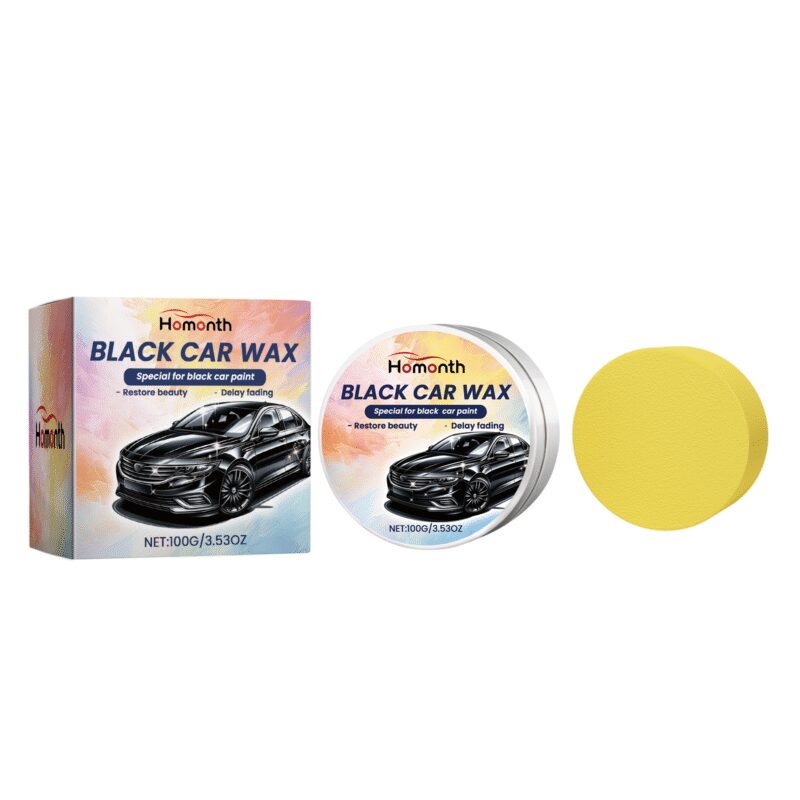 Homonth Car Polishing Wax: Scratch Repair, Anti-Stain Protective Formula (Fast-Acting) - Image 2