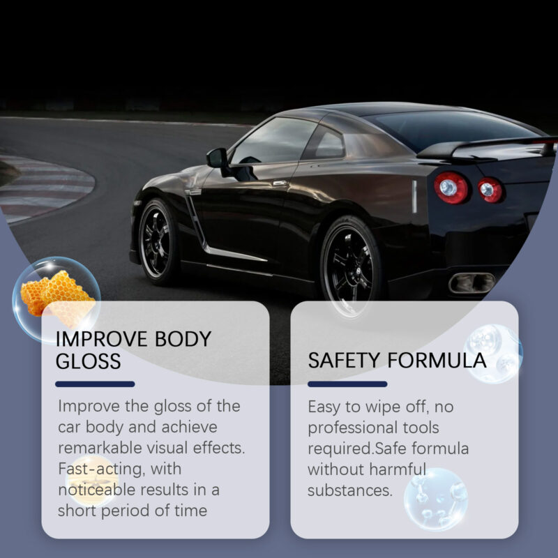 Homonth Car Polishing Wax: Scratch Repair, Anti-Stain Protective Formula (Fast-Acting) - Image 4