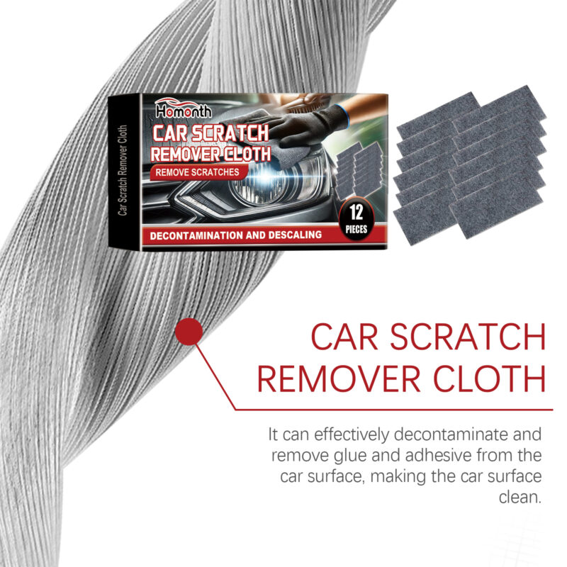 Homonth Fast-Acting Car Scratch Remover Cloth – Paint Polishing, Water Stain Cleaning, Surface-Safe - Image 3