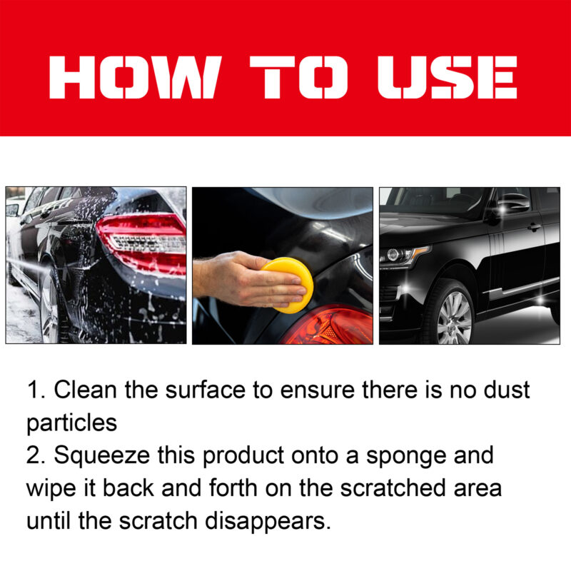 Homonth Car Scratch Remover Paste: Fast-Acting Paint Repair & Protective Formula - Image 6