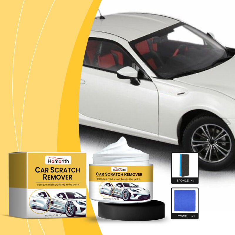 Homonth Car Scratch Repair Cream: Fast-Acting, Safe Paint Cleaner & Protective Coating - Image 2
