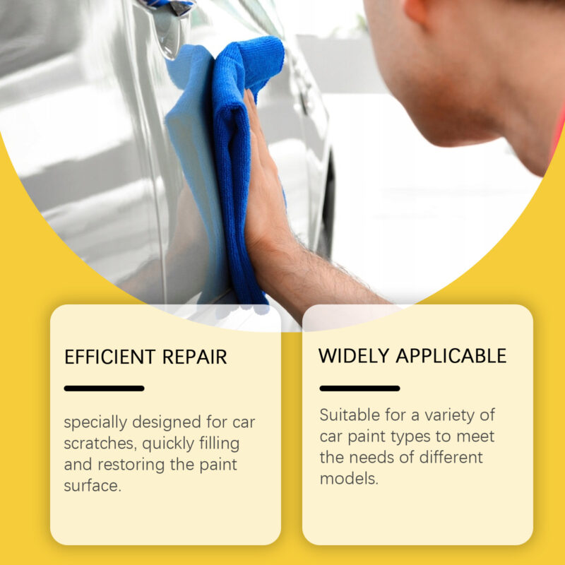 Homonth Car Scratch Repair Cream: Fast-Acting, Safe Paint Cleaner & Protective Coating - Image 4