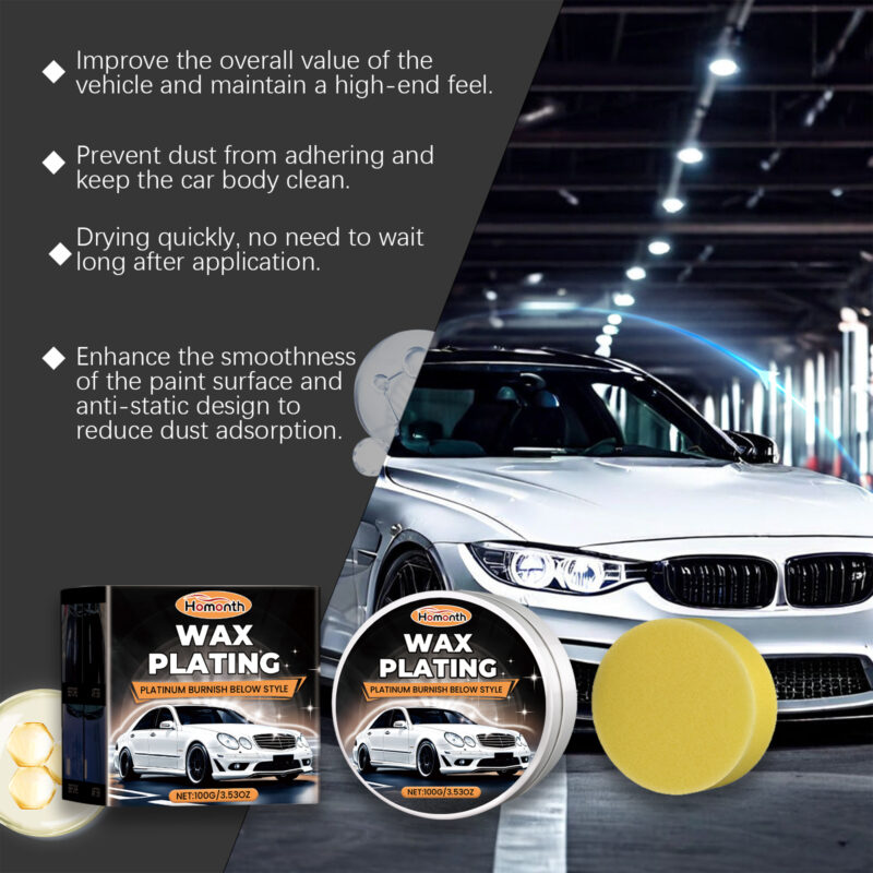 Homonth Car Scratch Repair Kit: Fast-Acting Polish with Protective Formula - Image 3