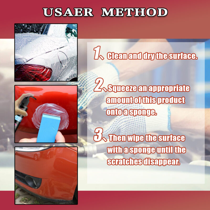 Homonth Car Scratch Repair Polish: Multi-Purpose, Surface-Safe Protective Coating - Image 6
