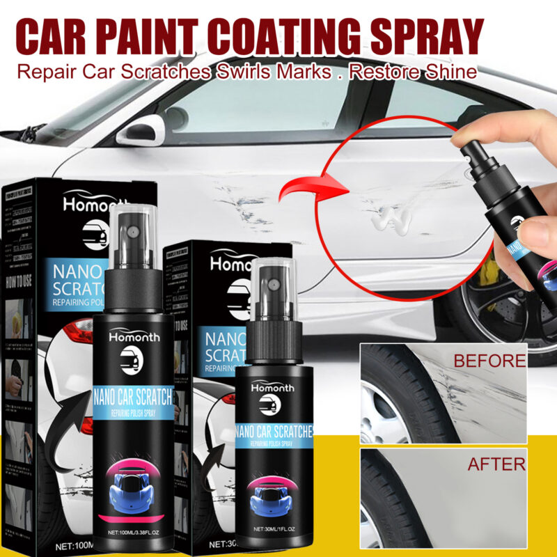 Homonth Fast-Acting Car Scratch Repair Spray – Safe Paint Protection, Multi-Purpose Care - Image 4