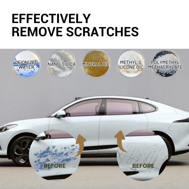 Homonth Car Scratch Repair Wax: Fast-Acting, Surface-Safe Paint Maintenance Cream - Image 6