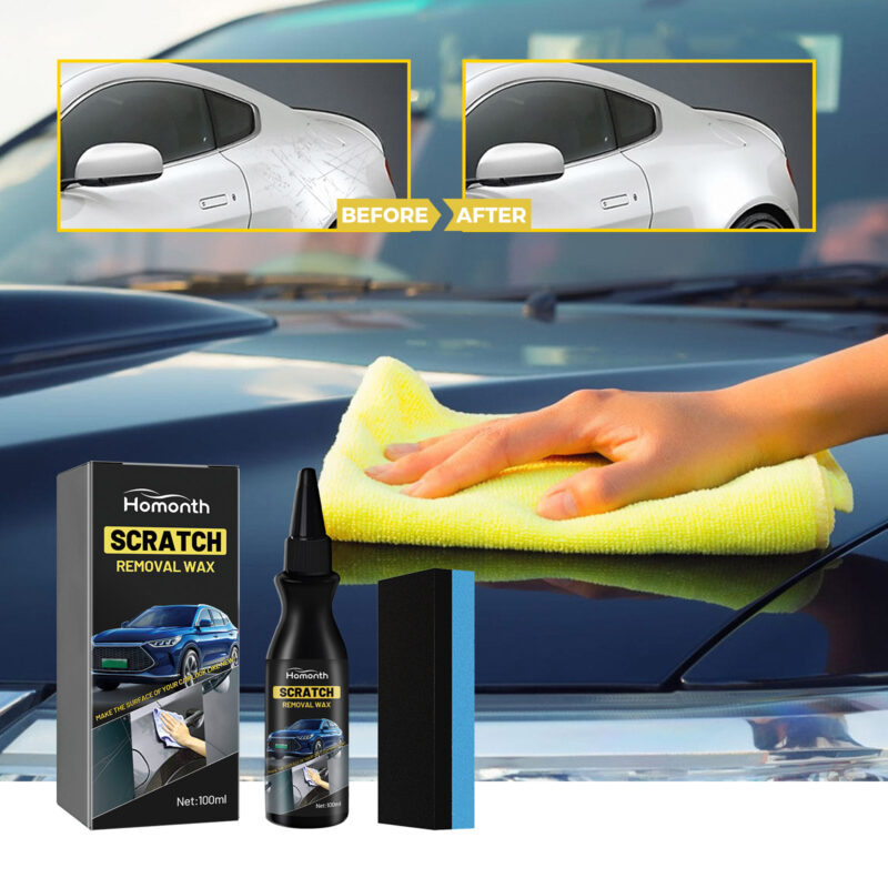 Homonth Car Scratch Repair Wax: Fast-Acting, Surface-Safe Paint Maintenance Cream - Image 2