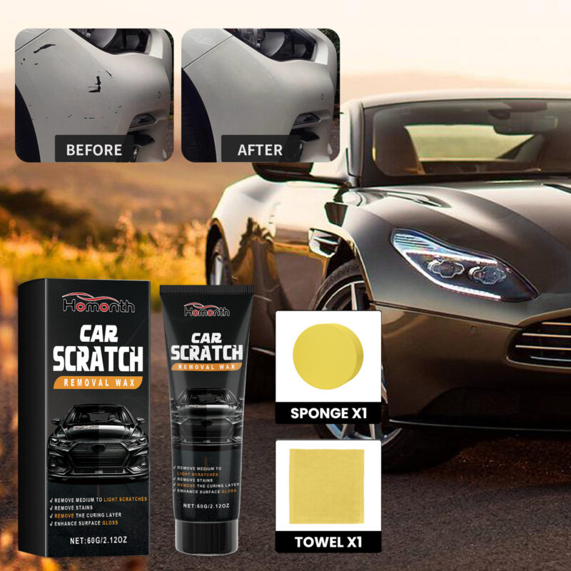 Homonth Car Scratch Repair Wax: Fast-Acting, Surface-Safe Protective Formula - Image 2
