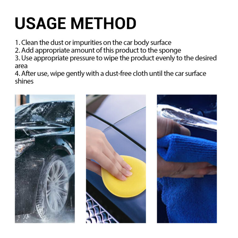 Homonth Car Scratch Repair Wax: Fast-Acting, Surface-Safe Paint Maintenance Cream - Image 3