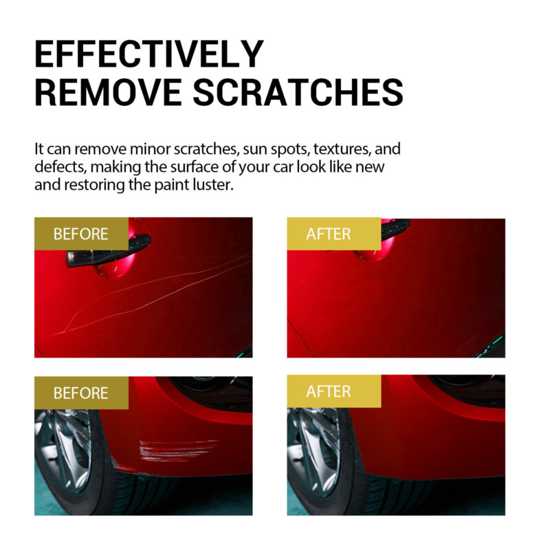 Homonth Car Scratch Repair Wax: Fast-Acting, Surface-Safe Paint Maintenance Cream - Image 4