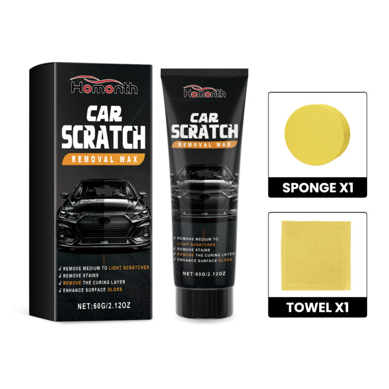 Homonth Car Scratch Repair Wax fast-acting formula for quick scratch removal