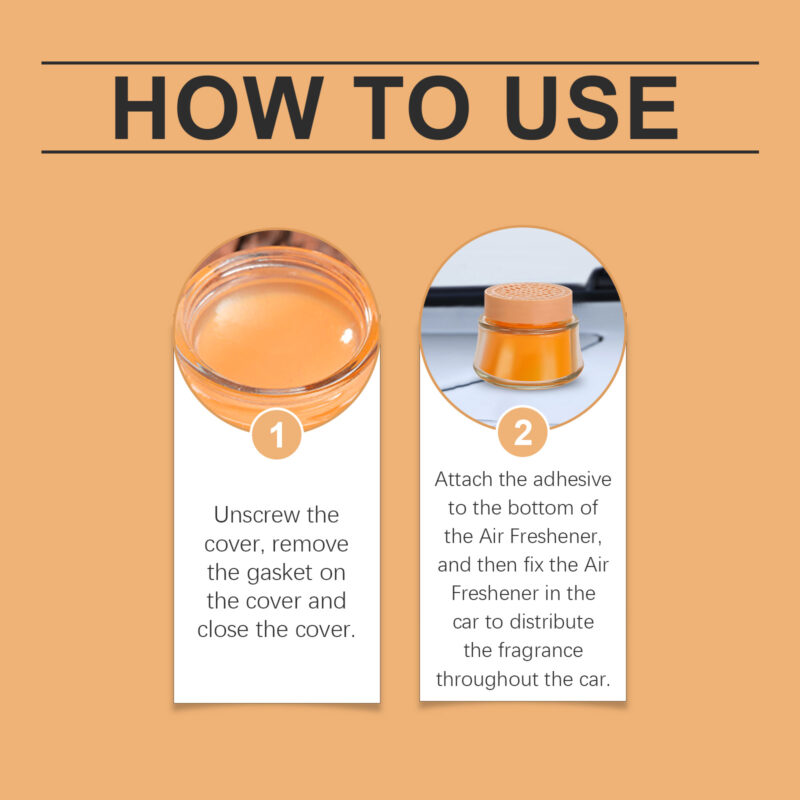 Homonth Car Solid Balm: Portable Odor Remover, Fresh Light Air Freshener - Image 6