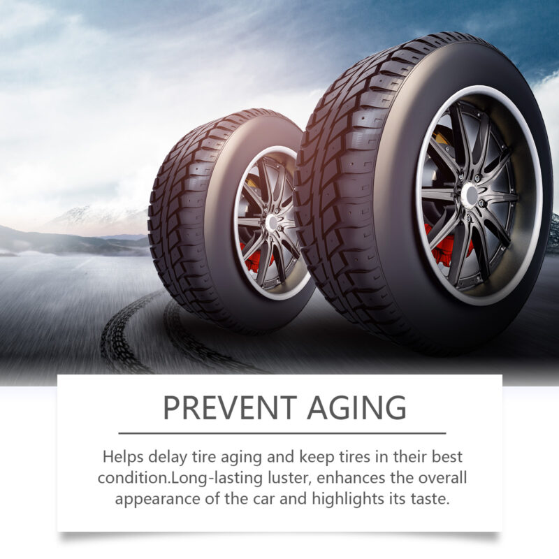 Homonth Car Tire Cleaner & Wheel Gloss Spray – Fast-Acting, Protective Polish for Shiny Tires - Image 3