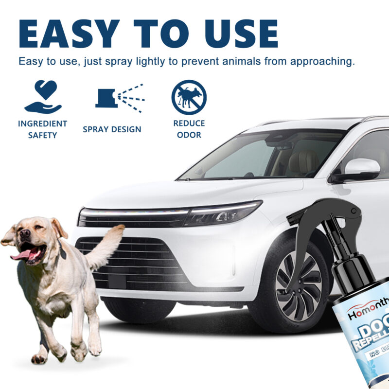 Homonth Car Tire Dog Repellent Spray: Effective, Portable Tire Protection - Image 3