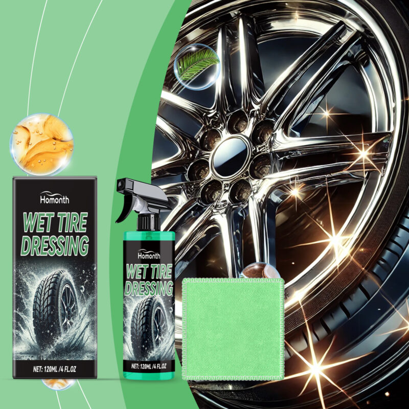 Homonth Car Tire Protectant: Multi-Purpose, Fast-Acting Tire Shine & Long-Lasting Protection - Image 2