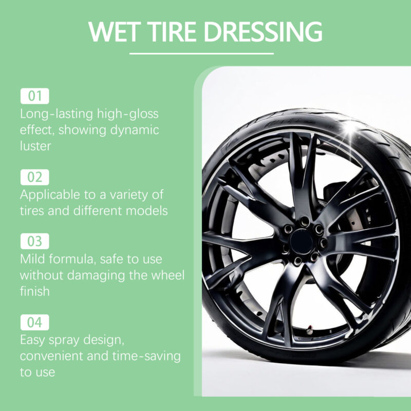 Homonth Car Tire Protectant: Multi-Purpose, Fast-Acting Tire Shine & Long-Lasting Protection - Image 4