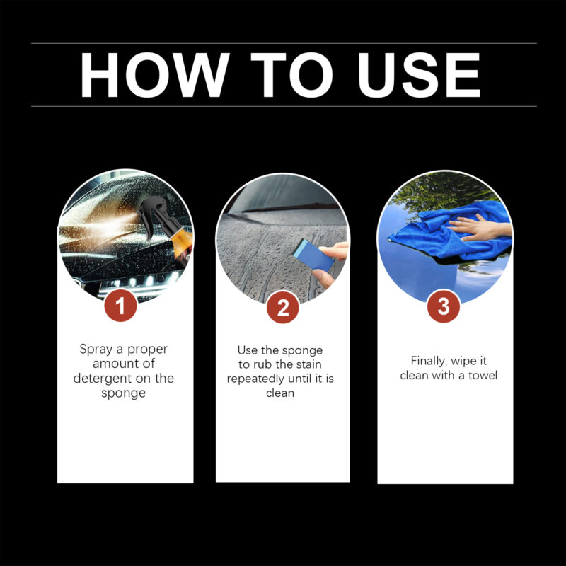 Homonth Car Water Stain Cleaner - Fast-Acting Interior Gap Cleaner, Safe Surface Formula - Image 6