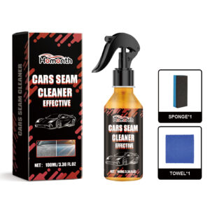 Homonth car water stain cleaner fast-acting interior gap cleaner safe surface formula