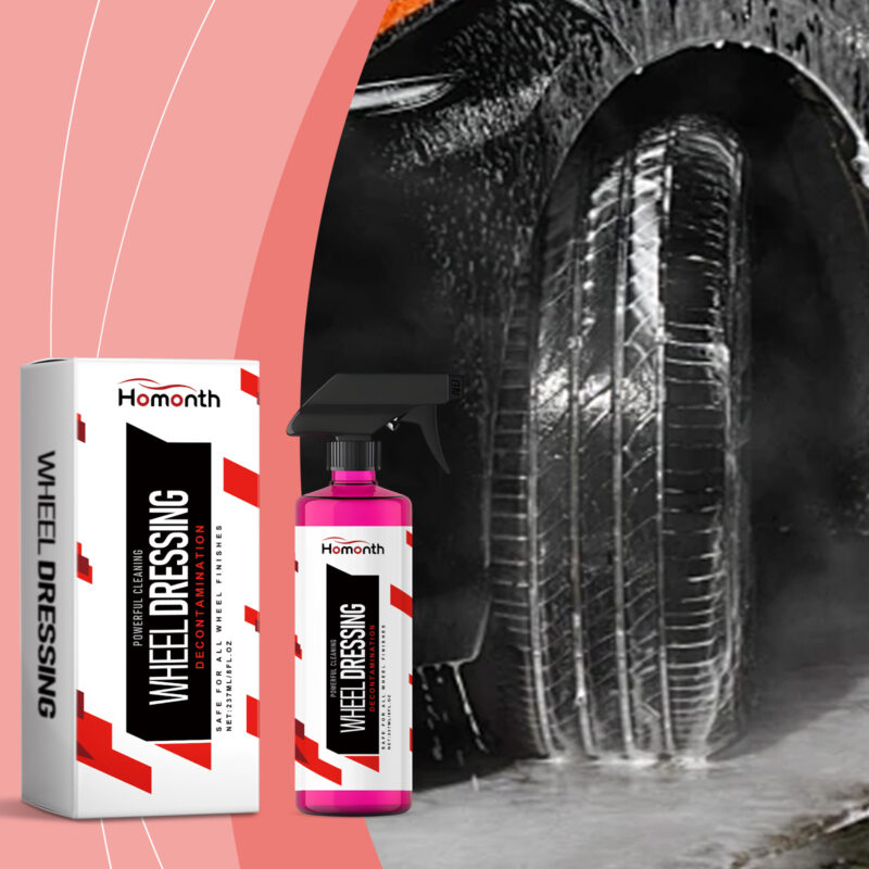 Homonth Car Wheel Cleaner – Fast-Acting Tire Stain Remover, Safe Formula - Image 2