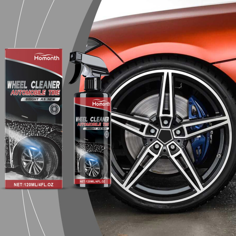 Homonth Car Wheel & Tire Cleaner Spray – Fast-Acting, Protective Formula for Multi-Purpose Maintenance - Image 2
