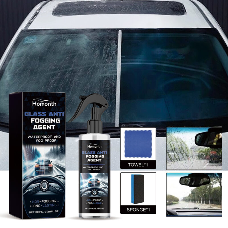 Homonth Car Windshield Anti-Fog Coating | Multi-Purpose, Fast-Acting Glass Cleaner - Image 2