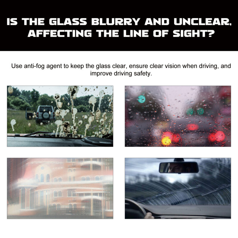 Homonth Car Windshield Anti-Fog Coating | Multi-Purpose, Fast-Acting Glass Cleaner - Image 3