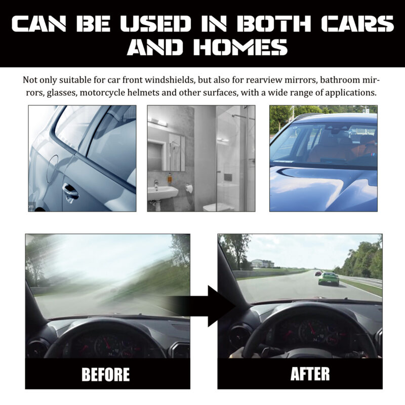 Homonth Car Windshield Anti-Fog Coating | Multi-Purpose, Fast-Acting Glass Cleaner - Image 4