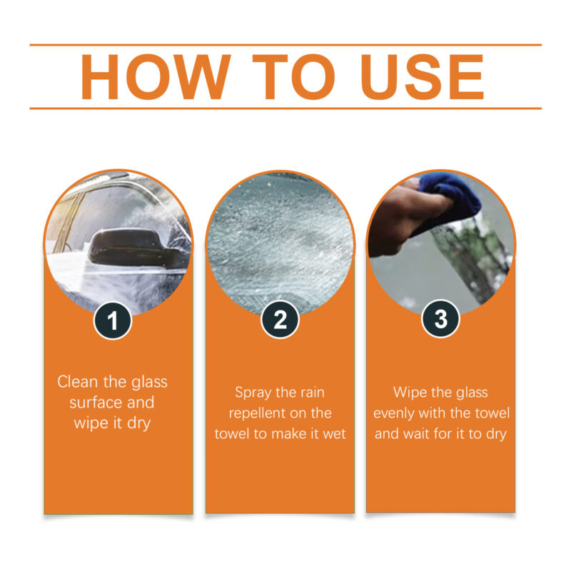 Homonth Car Windshield Anti-Rain Spray – Fast-Acting Waterproof Anti-Fog Glass Protection - Image 6