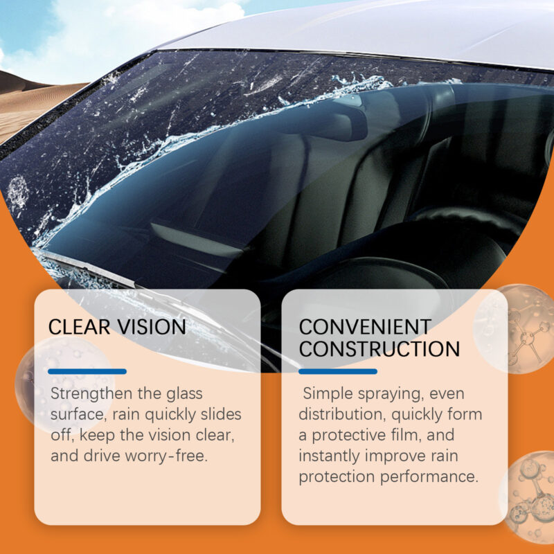 Homonth Car Windshield Anti-Rain Spray – Fast-Acting Waterproof Anti-Fog Glass Protection - Image 3